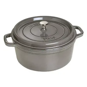Staub La Cocotte Round Cast Iron Casserole Dish 6.7 L 28 cm