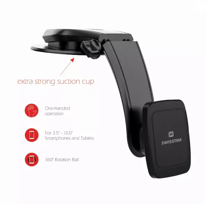 Car magnetic panel holder SWISSTEN S-GRIP-M5-R1 Photo 2