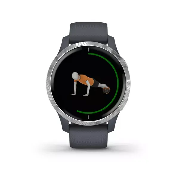 Viedpulkstenis Garmin Venu 010-02173-03 | Sudrabots korpuss Photo 2