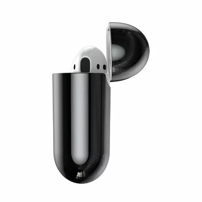 Baseus Metallic Shining silikona vāciņš AirPods 1/2 Photo 4