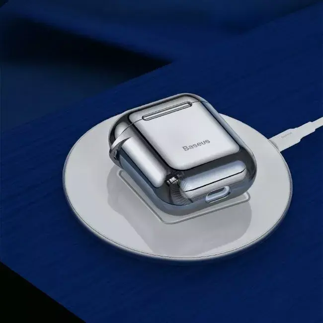 Baseus Metallic Shining silikona vāciņš AirPods 1/2 Photo 6