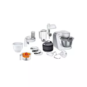 Food processor Bosch MUM58258 — 1000 W, 3.9 L nerūsējošā tērauda bļoda, balts