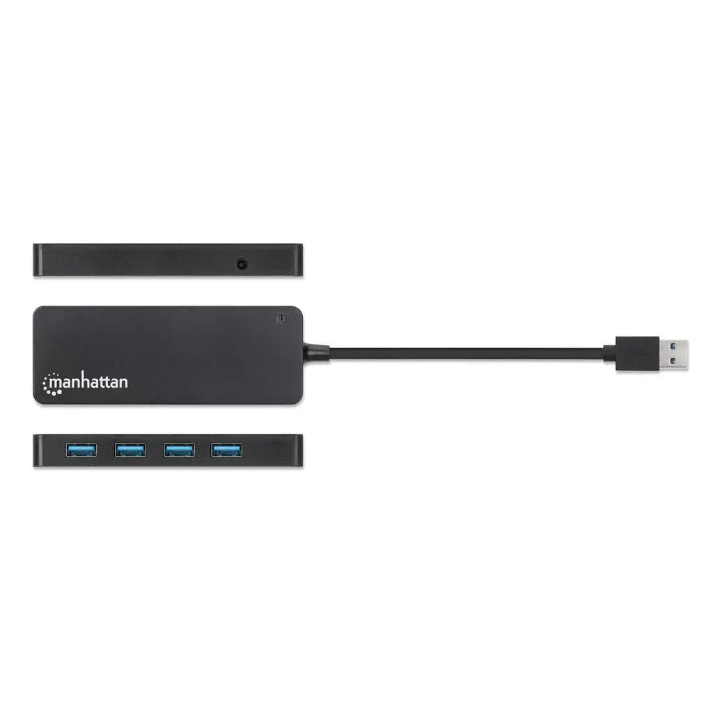 USB Хаб Manhattan USB-A 4-Port Hub Photo 5