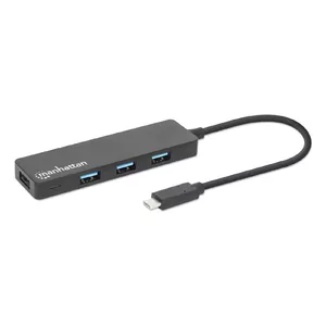 USB хаб Manhattan 4-Port USB 3.0 Type-C