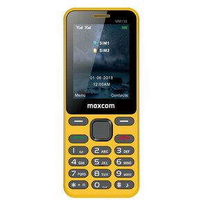 MaxCom Classic MM136 6.1 cm (2.4") 73 g Yellow Feature phone