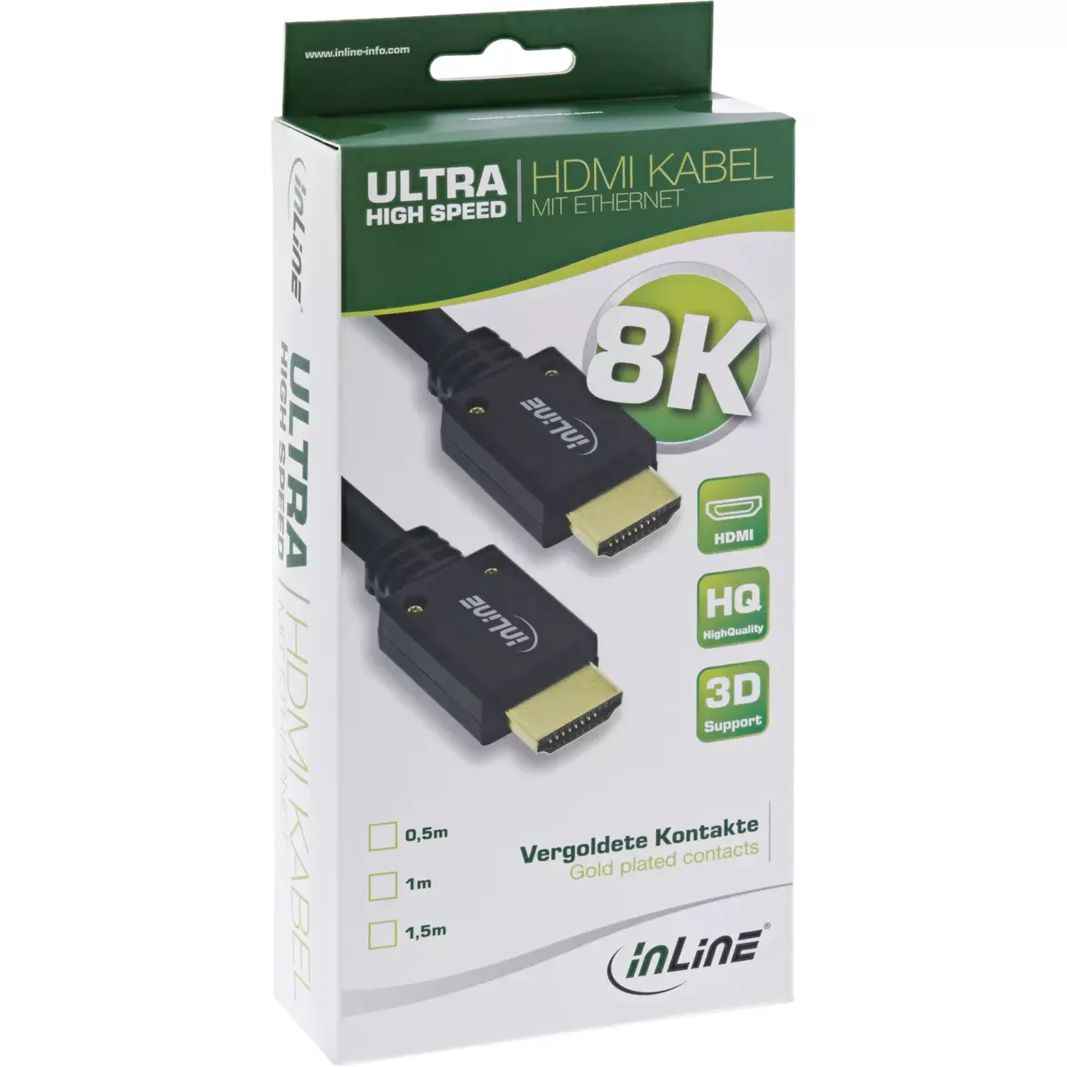 HDMI kabelis M/M InLine 17901P Photo 2