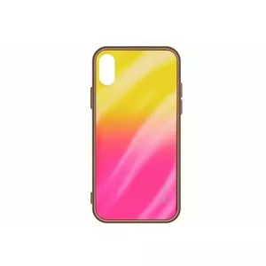 Vāciņš Evelatus priekš Samsung Galaxy A20e — Water Ripple gradienta dizains, dzeltena-roza