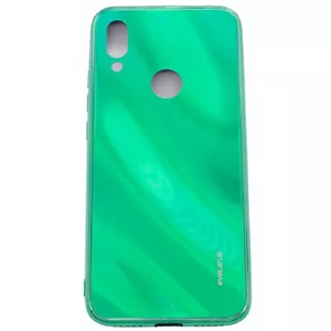 Protective case Evelatus for Xiaomi Redmi 7 — green electroplating tempered glass back