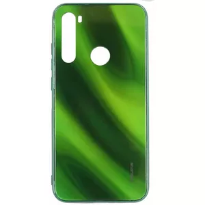 Чехол Evelatus для Xiaomi Redmi Note 8 — водяная рябь, электропокрытие, зелёный