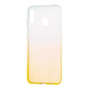 Phone TPU case Evelatus for Samsung Galaxy A20e — Gradient Gold
