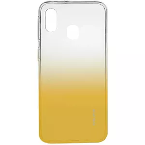 Phone TPU Case Evelatus for Samsung Galaxy A40 — Gradient Gold, flexible protective cover