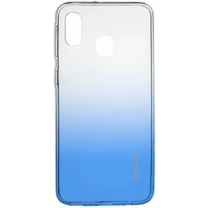 TPU чехол Evelatus для Samsung Galaxy A40 — градиент синий, гибкая защитная крышка