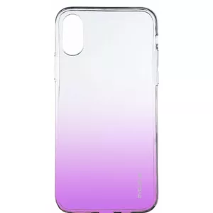 Защитный TPU чехол Evelatus для iPhone X/XS — градиент фиолетовый