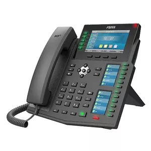 IP телефон Fanvil X6U черный 20 линий LCD Wi-Fi