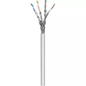 Сетевой кабель Intellinet Cat6a 100м Серый