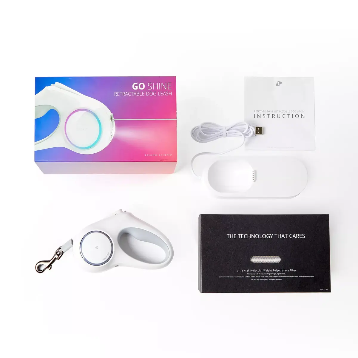 Pet leash PETKIT P2101 GO Shine White Photo 9