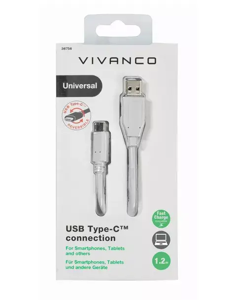 USB кабель Vivanco DCVVUSBC20A12W Photo 2