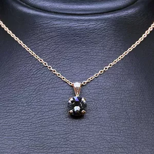 Invisible Necklace (Golden Shadow) with Crystal From Swarovski