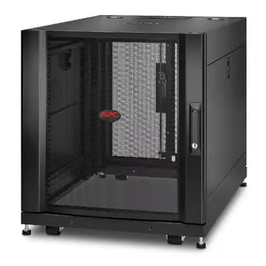Freestanding rack APC NetShelter SX 12U, 12U capacity, 272 kg max load, key lock, IP20, black