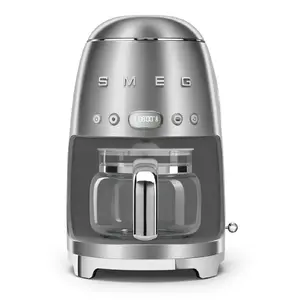 Капельная кофеварка Smeg 50's Style DCF02SSEU Нержавеющая сталь 1050 Вт 1.4 л 10 чашек Для молотого кофе
