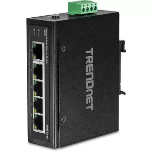 Trendnet TI-E50 tīkla pārslēgs Nepārvaldīts Fast Ethernet (10/100) Melns