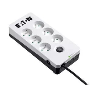 Aizsardzības ierīce EATON Power Protection Box 6 FR — 6 Type E kontaktligzdas, 2500 W, 10 A, kabelis 1.5 m