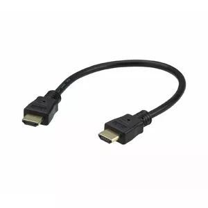ATEN 2L-7DA3H HDMI kabelis 0,3 m HDMI Type A (Standard) Melns, Zelts