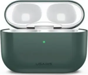 Protective Soft Silicone Ultra-Thin Cover for Apple AirPods Pro by usams model BH569AP04 — Green