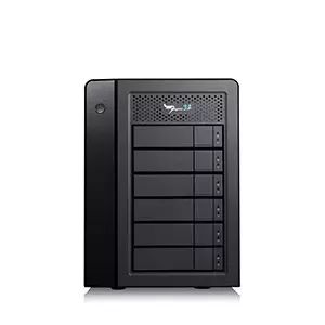 Promise Technology Pegasus32 R6 disk array 48 TB Tower Black