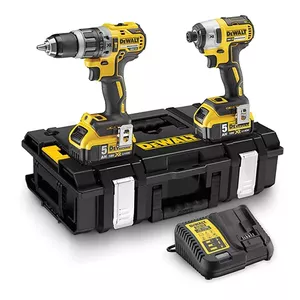 Ietekmes skrūvgriezis DeWALT DCK266P2, Pistolveida rokturis, Dzeltena, 5 Ah