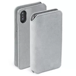 Folio maciņš Krusell Broby 4 Card SlimWallet iPhone X/XS pelēks