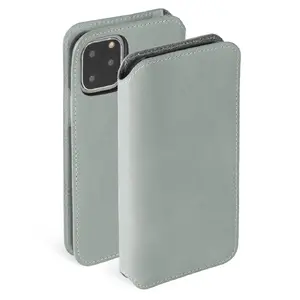 Telefonam maciņš Krusell Sunne priekš Apple iPhone 11 Pro — vintage pelēks, folio ar kartes kabatu