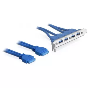 USB 3.0 Hub DeLOCK 2 x USB 3.0 19-pin - 4 x USB 3.0-A