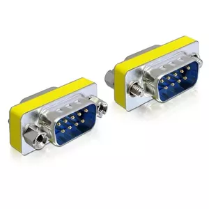 DeLOCK D-sub 9 M/M DB9 Sudrabs