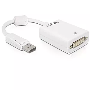 Video cable adapter DeLOCK 61765 DisplayPort to DVI-I 0.125 m
