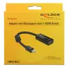 Adapter mini Displayport HDMI DeLOCK 65099 Photo 2