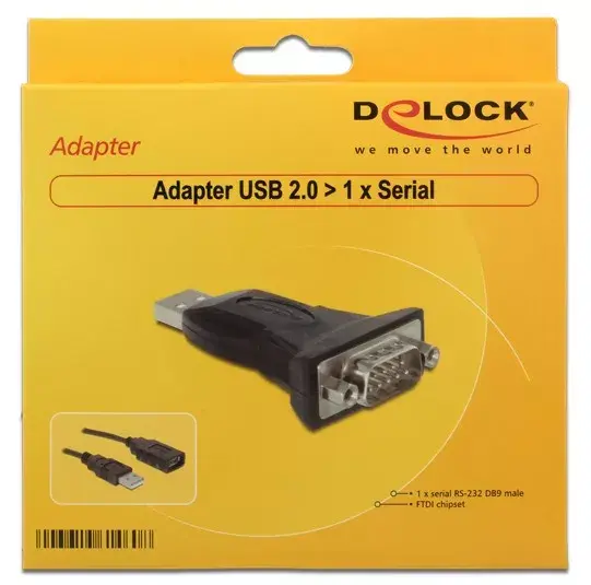 USB uz seriālo adapteri DeLOCK 61460 Photo 4