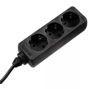 Surge Protector Hama 0003039 Black 3 AC outlets 230V 1.4m