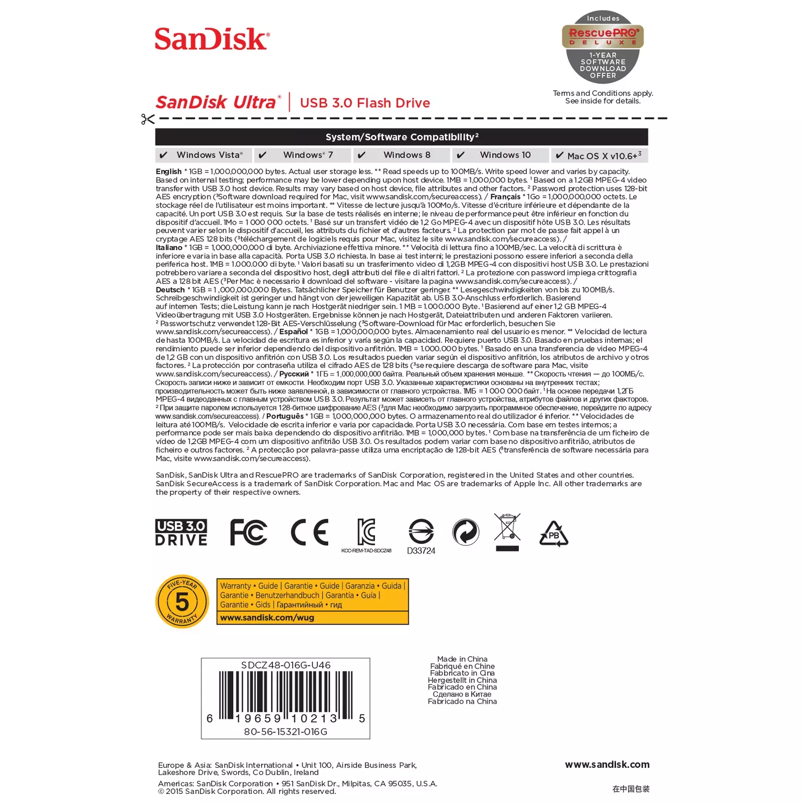 SANDISK SDCZ48-016G-U46 Photo 7