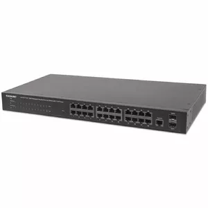 Управляемый коммутатор Intellinet 24-портовый Gigabit Ethernet PoE+