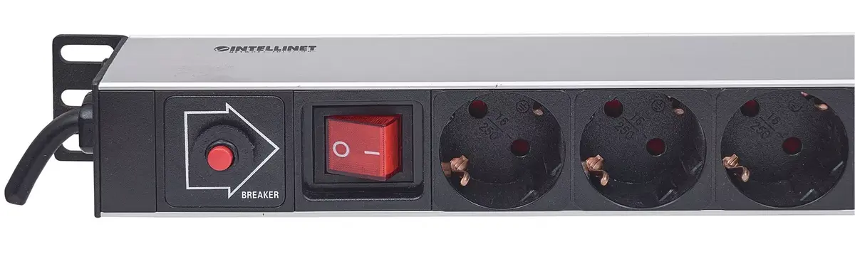 INTELLINET вертикальный Rackmount PDU 714044 — 12 розеток Photo 4