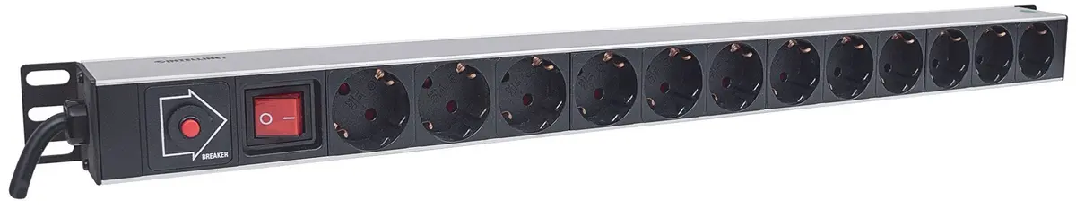 INTELLINET vertikālais Rackmount PDU 714044 — 12 kontaktligzdas Photo 4