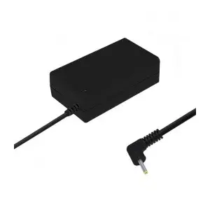 Блок питания QOLTEC 51503.40W для ноутбуков, для помещений, 100–240 В, черный, 128×52×28 мм