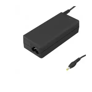 Адаптер питания QOLTEC 51500.90W — для ноутбука, для использования в помещении, вход 100–240 В, чёрный, 105×46×26 мм