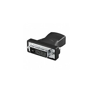 LogiLink HDMI to DVI Adapter HDMI 19-pin female DVI-D (24+1) male Melns