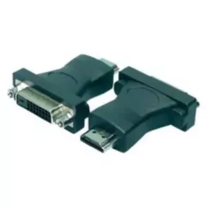 LogiLink HDMI to DVI Adapter HDMI 19-pin female DVI-D (24+1) male Черный