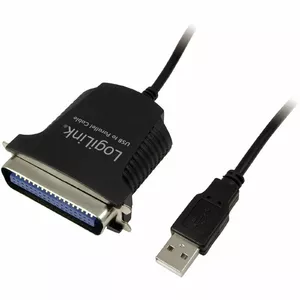 LogiLink AU0003C cable gender changer USB 2.0 A IEEE1248 Black