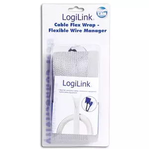 Kabeļu saite LogiLink KAB0007 Pelēka 1800mm