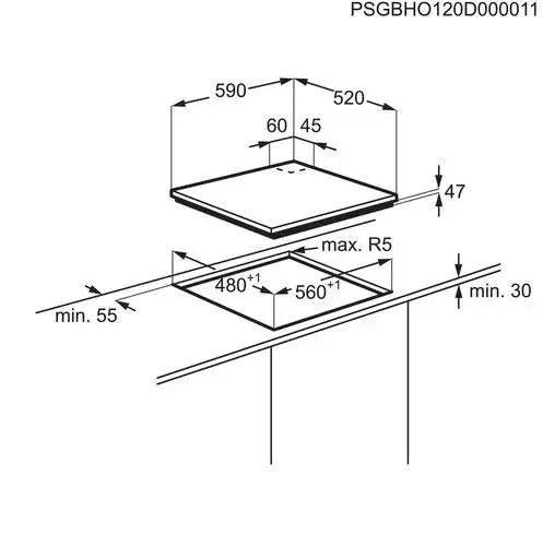 Electrolux EGT6242NVK 949 640 775 Photo 2