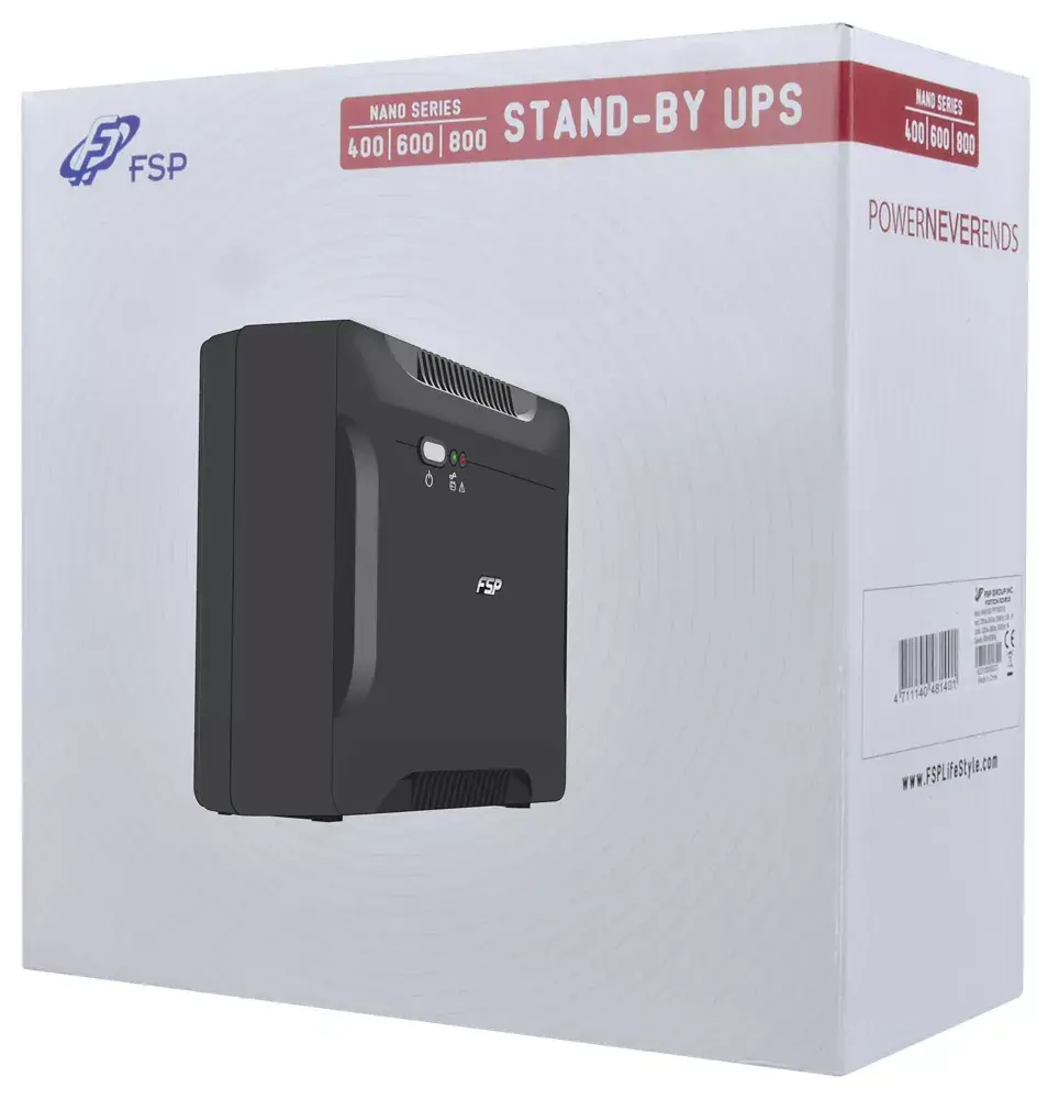 Источник бесперебойного питания FSP Nano 600 Photo 3